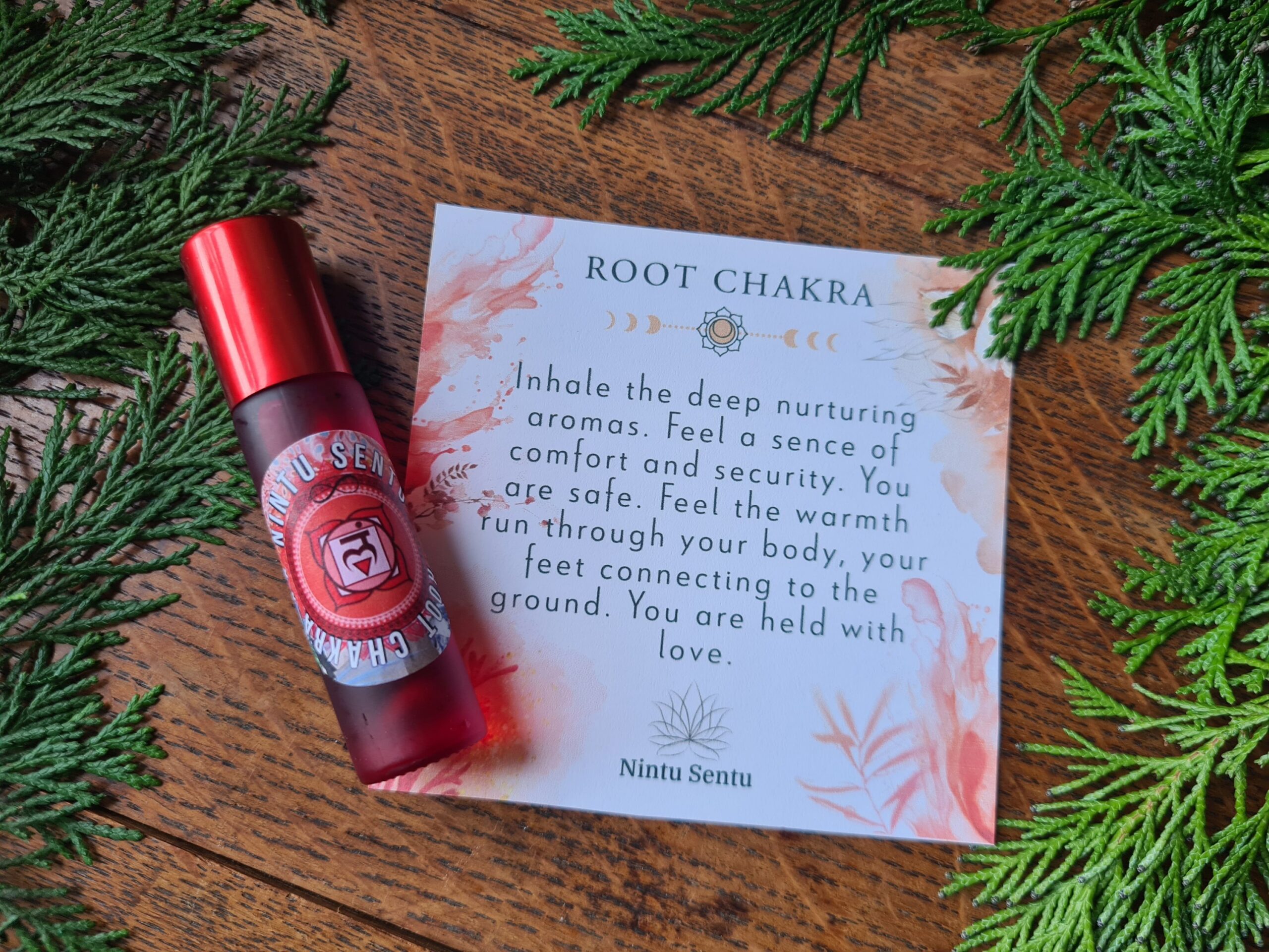 Base root chakra oil blend high frequency Reiki Master sacred geometry and crystal charged