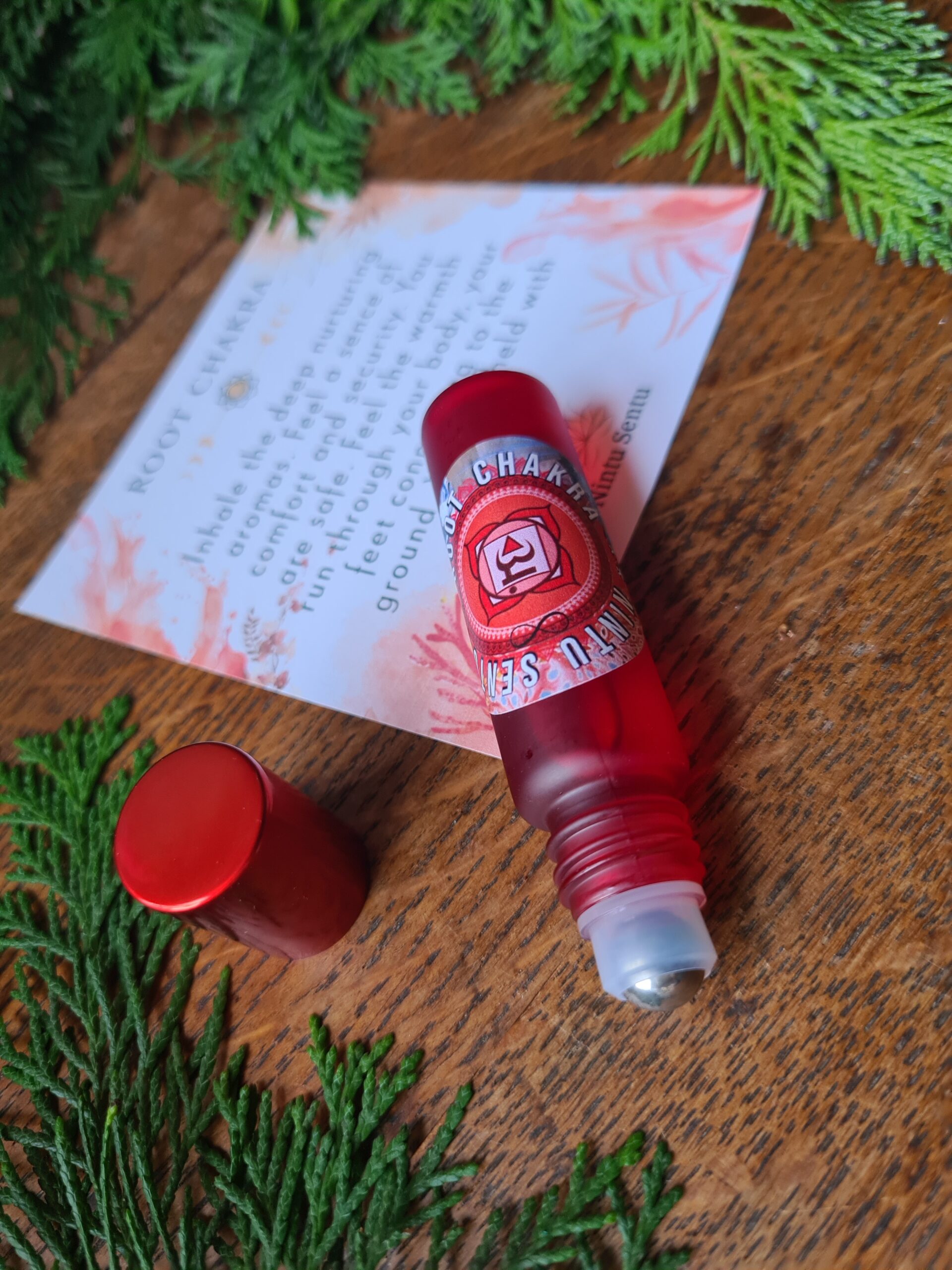 Base root chakra oil blend high frequency Reiki Master sacred geometry and crystal charged - Image 2