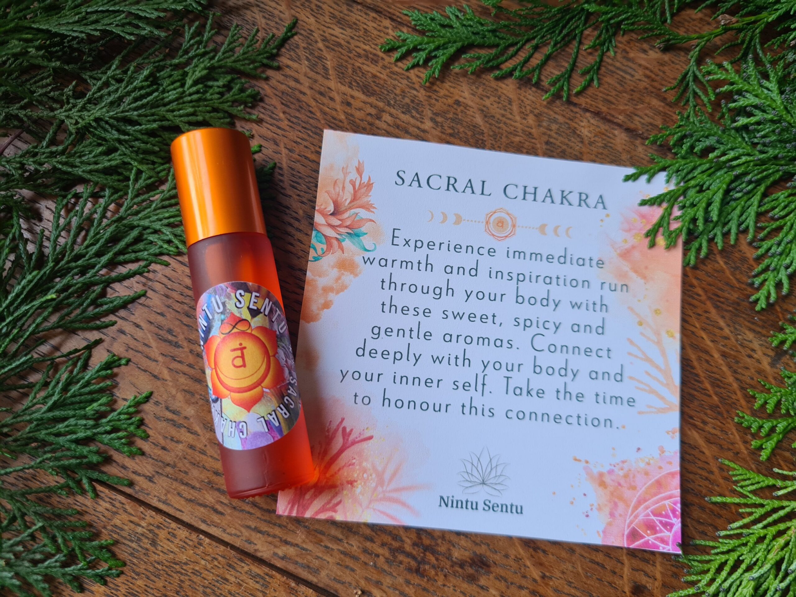 Sacral chakra oil blend high frequency Reiki Master sacred geometry and crystal charged