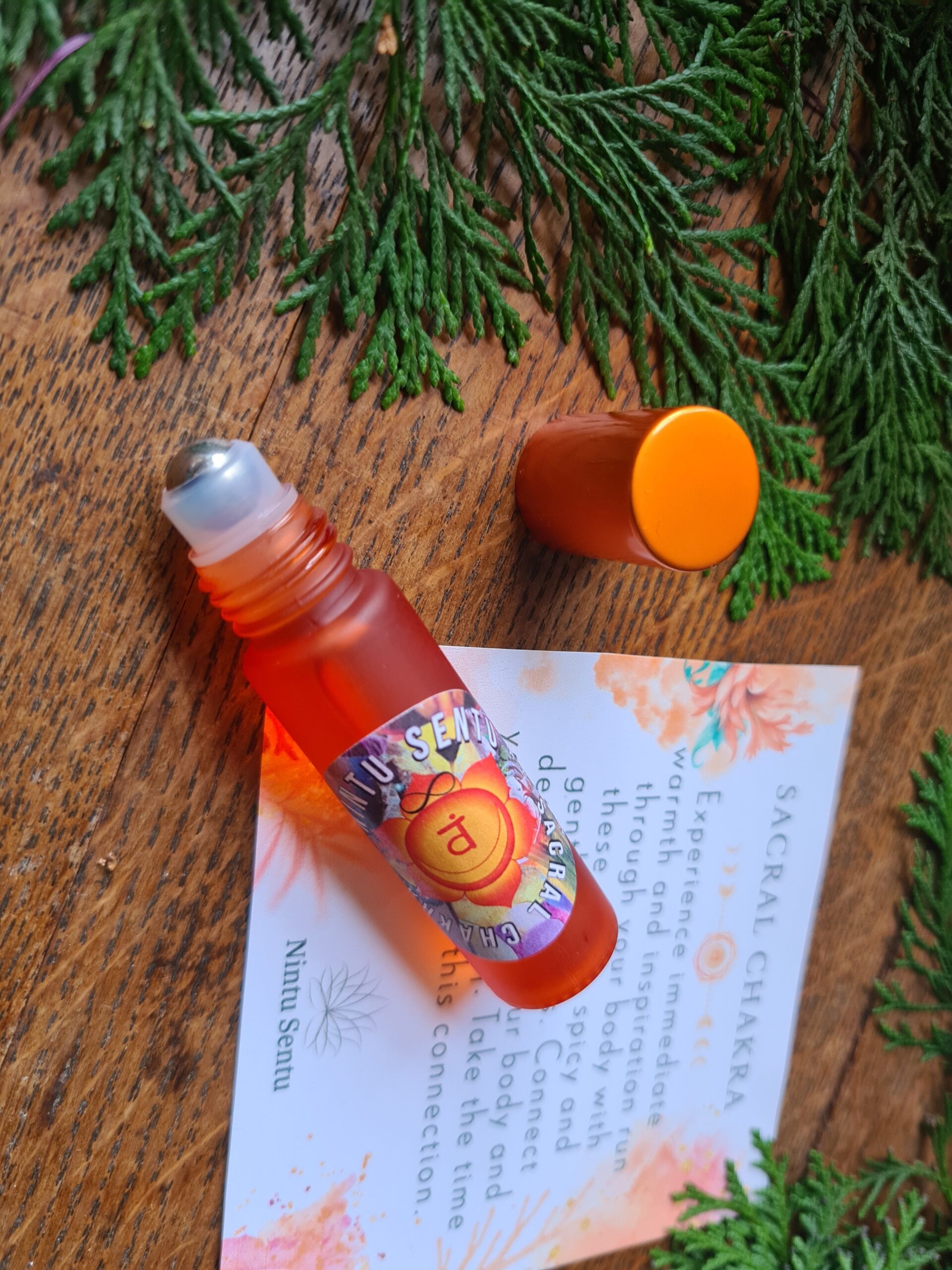 Sacral chakra oil blend high frequency Reiki Master sacred geometry and crystal charged - Image 2
