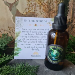 In the Woods essential oil blend high frequency Reiki Master sacred geometry and crystal charged