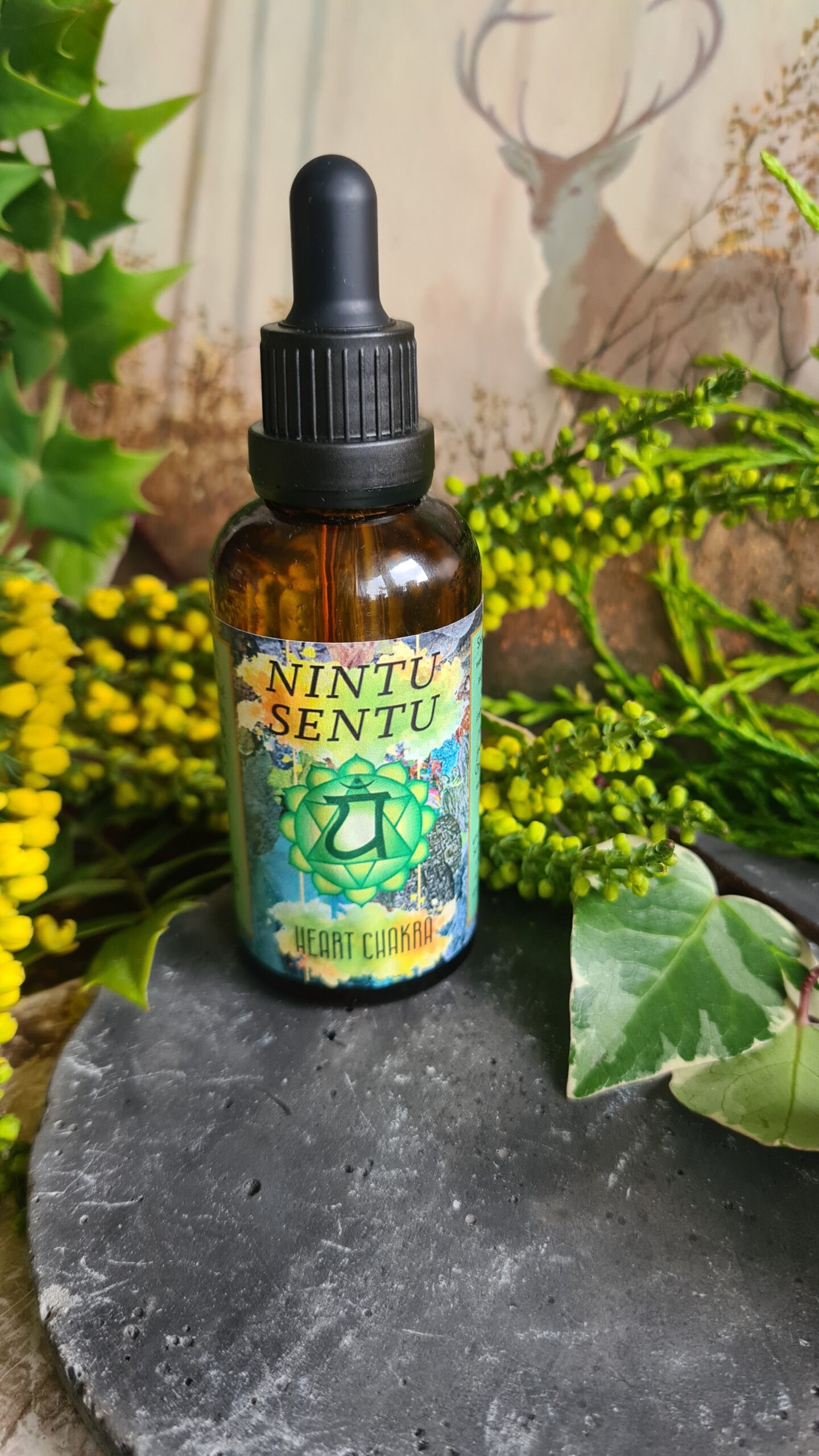 Heart chakra oil blend high frequency Reiki Master sacred geometry and crystal charged 50ml