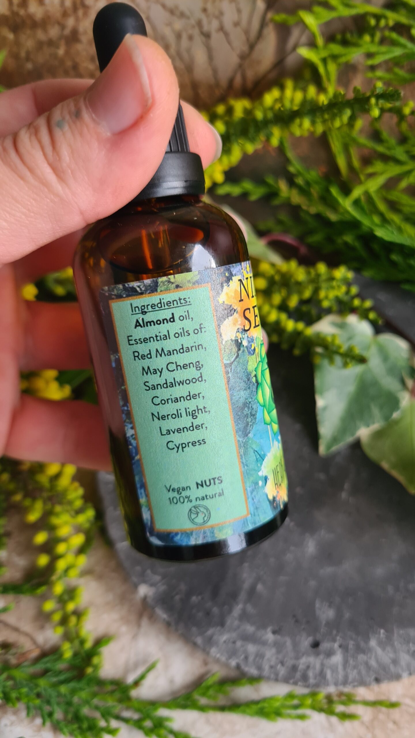 Heart chakra oil blend high frequency Reiki Master sacred geometry and crystal charged 50ml - Image 3