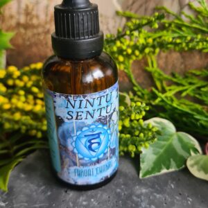 Throat chakra oil blend high frequency Reiki Master sacred geometry and crystal charged 50ml