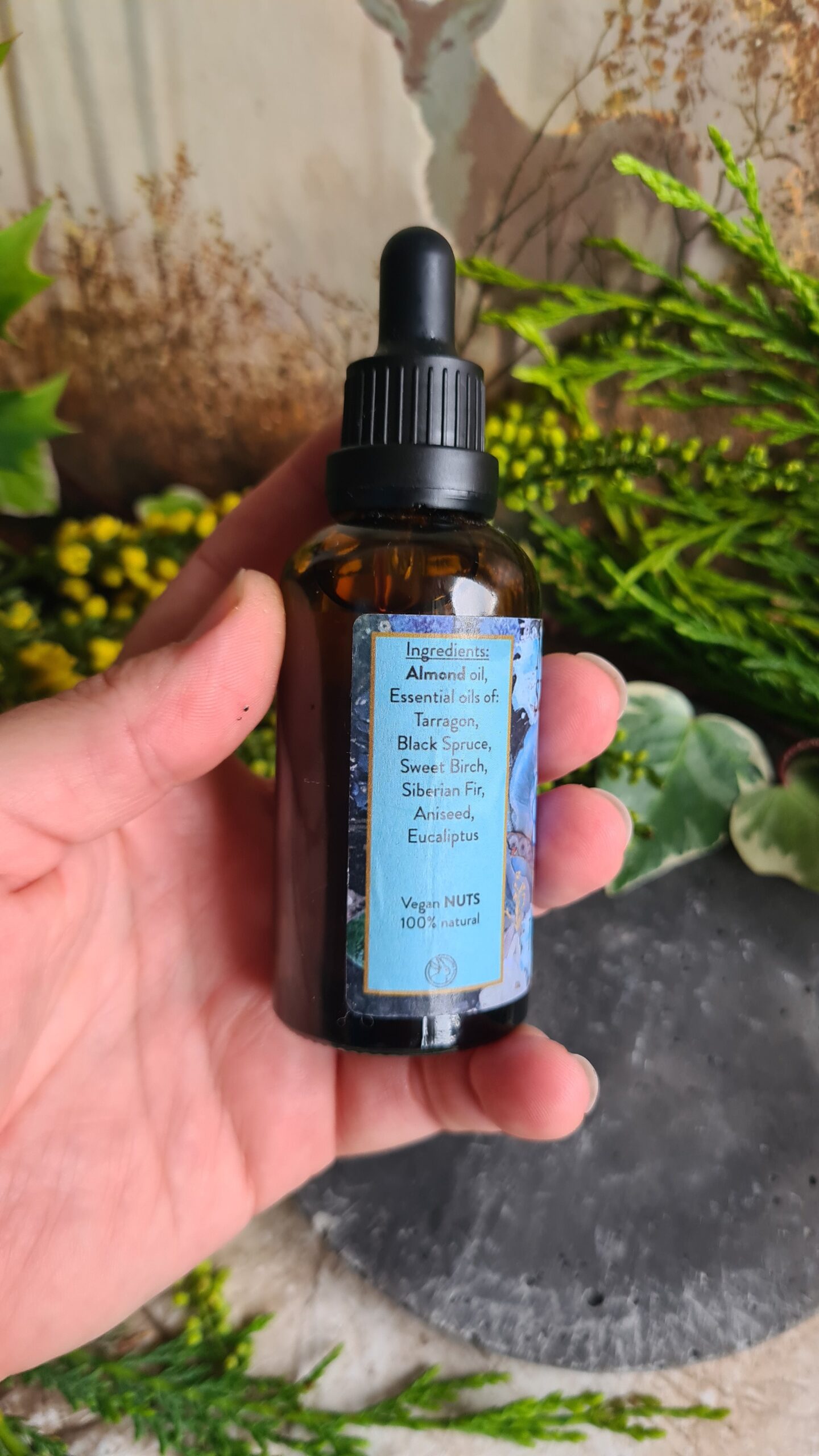 Throat chakra oil blend high frequency Reiki Master sacred geometry and crystal charged 50ml - Image 2