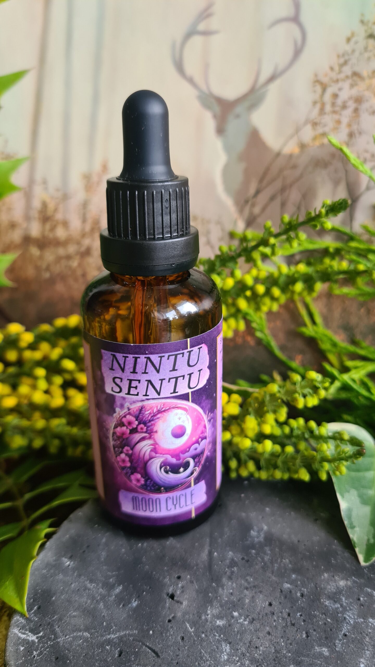 Moon cycle oil blend high frequency Reiki Master sacred geometry and crystal charged 50ml