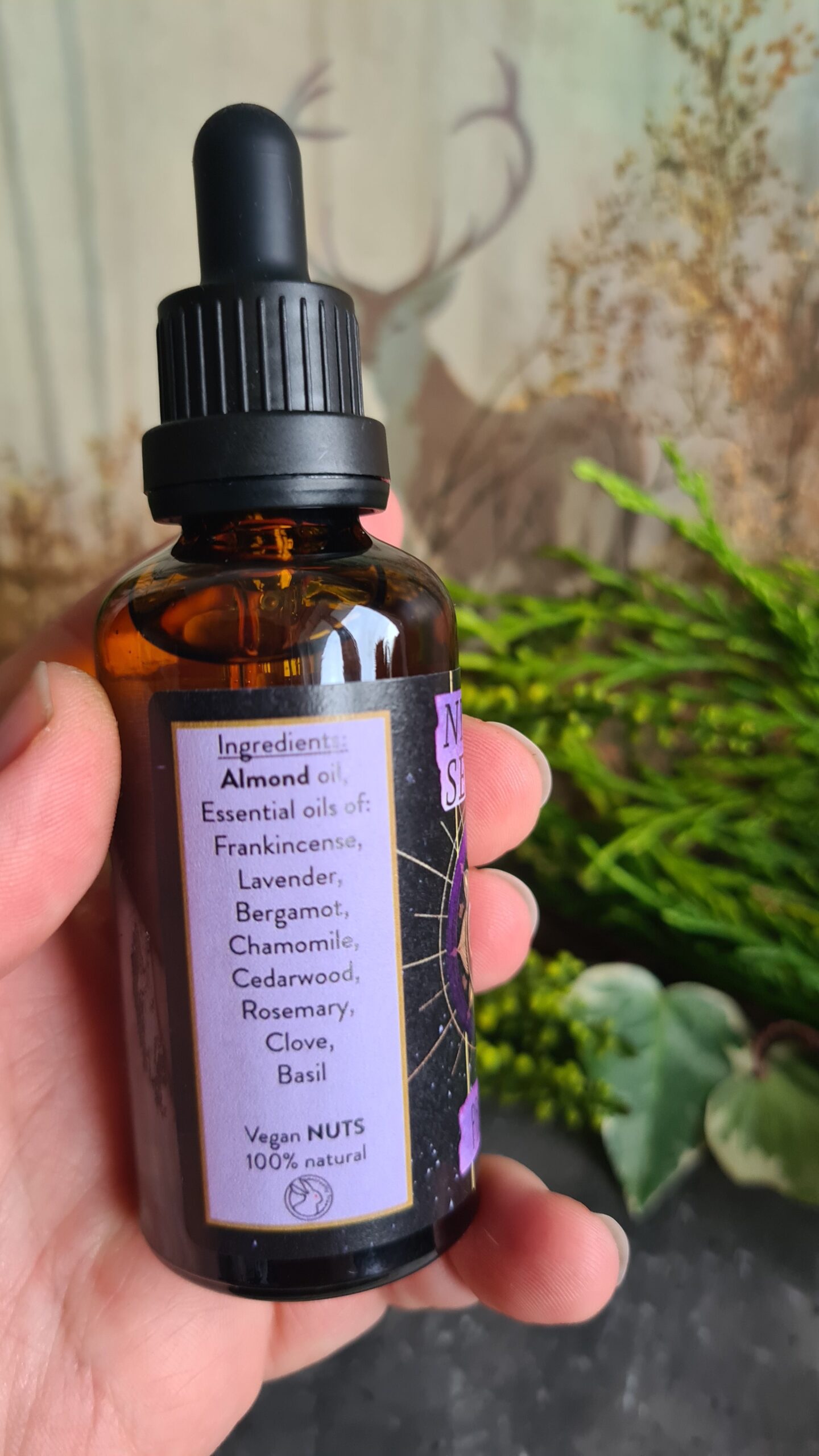 Protection oil blend high frequency Reiki Master sacred geometry and crystal charged 50ml - Image 2