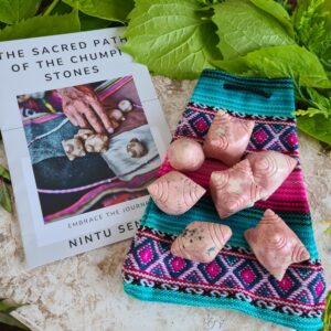 Rhodonite stone Chumpi Stones Inca Shamanic tool