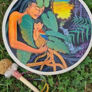 Handpainted shamanic drum