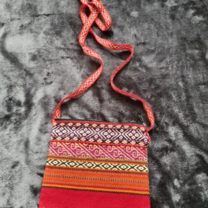 Alpaca wool colourful shoulder cross bag