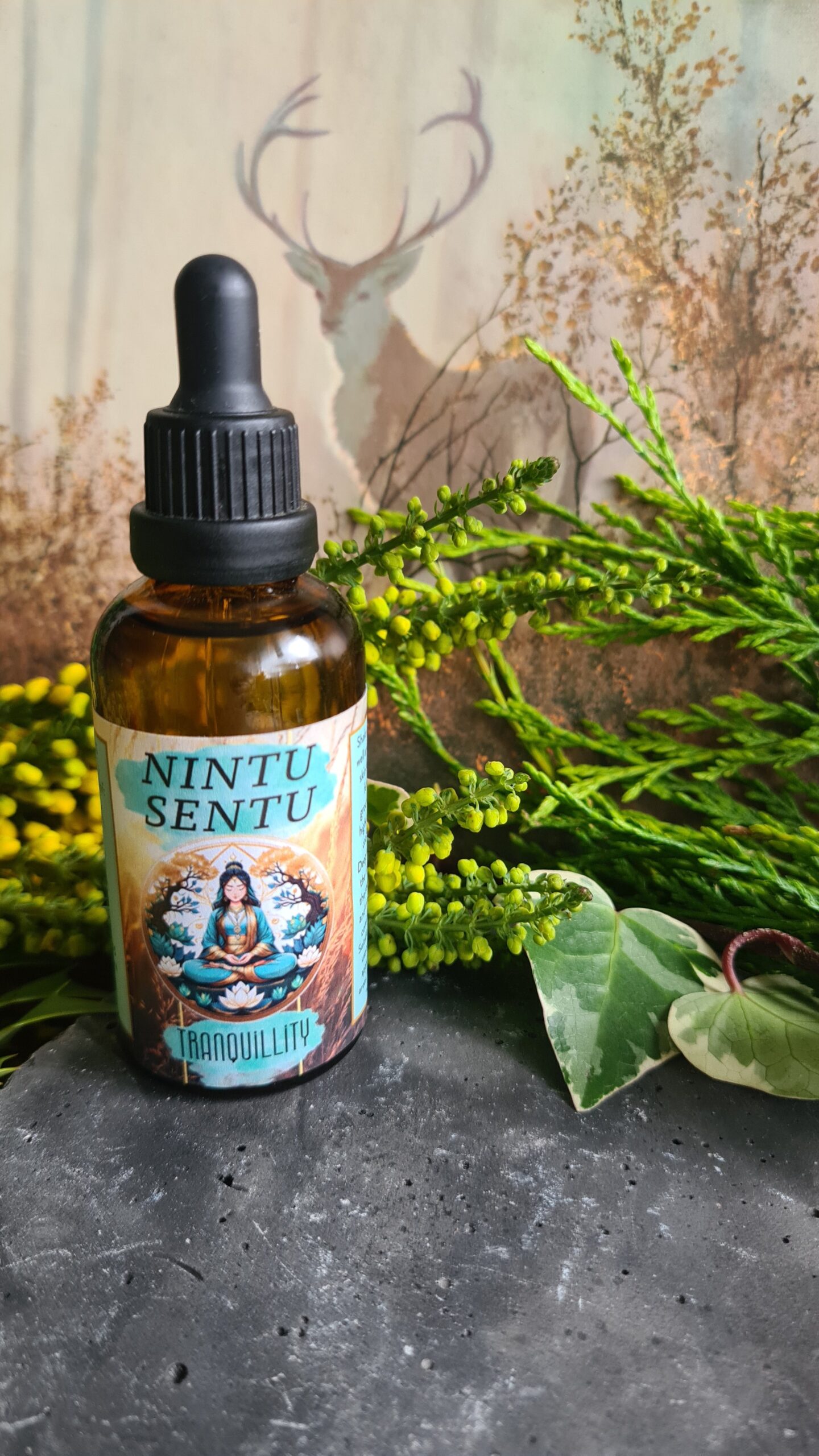 Tranquility oil blend high frequency Reiki Master sacred geometry and crystal charged 50ml