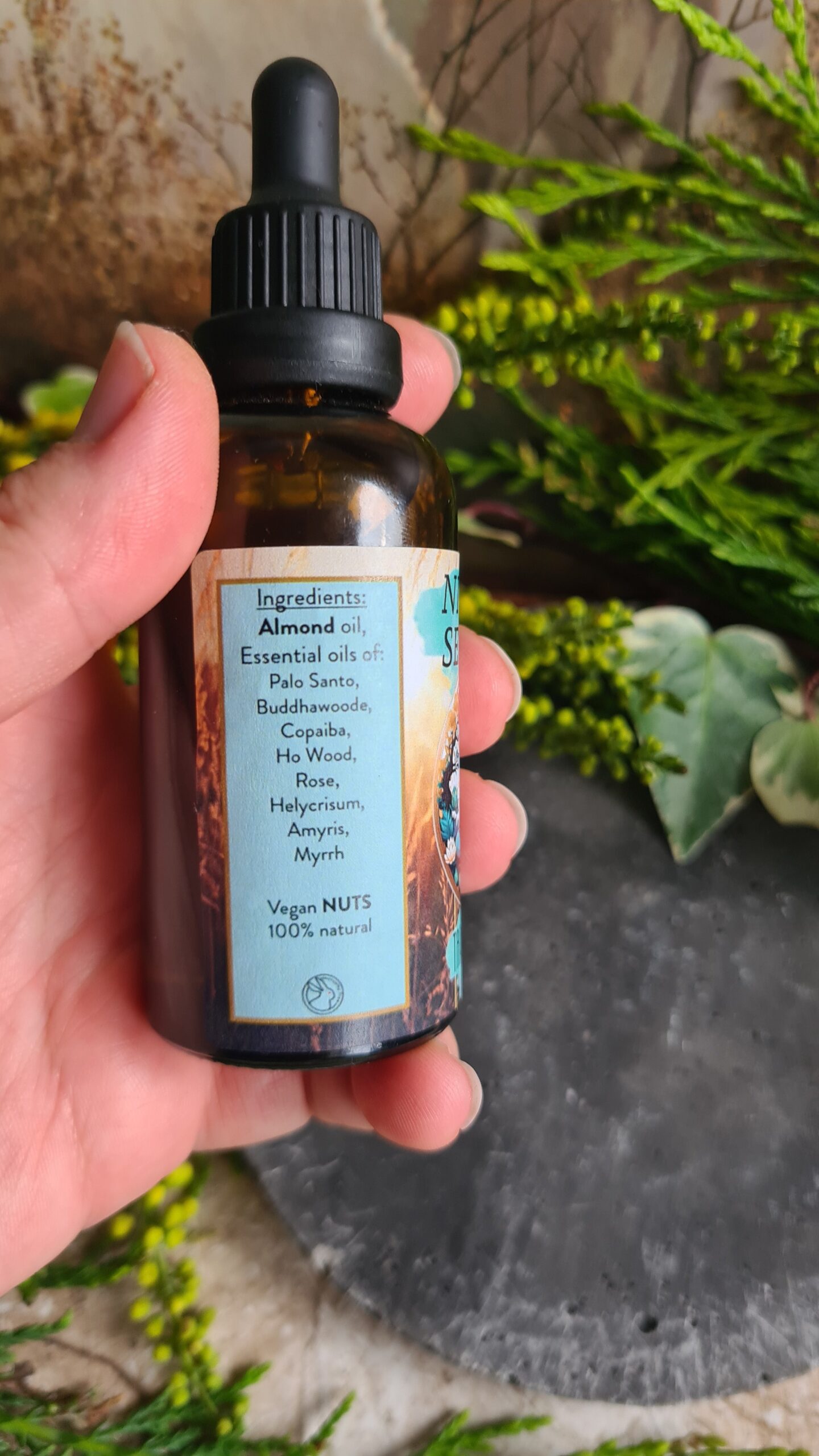 Tranquility oil blend high frequency Reiki Master sacred geometry and crystal charged 50ml - Image 2