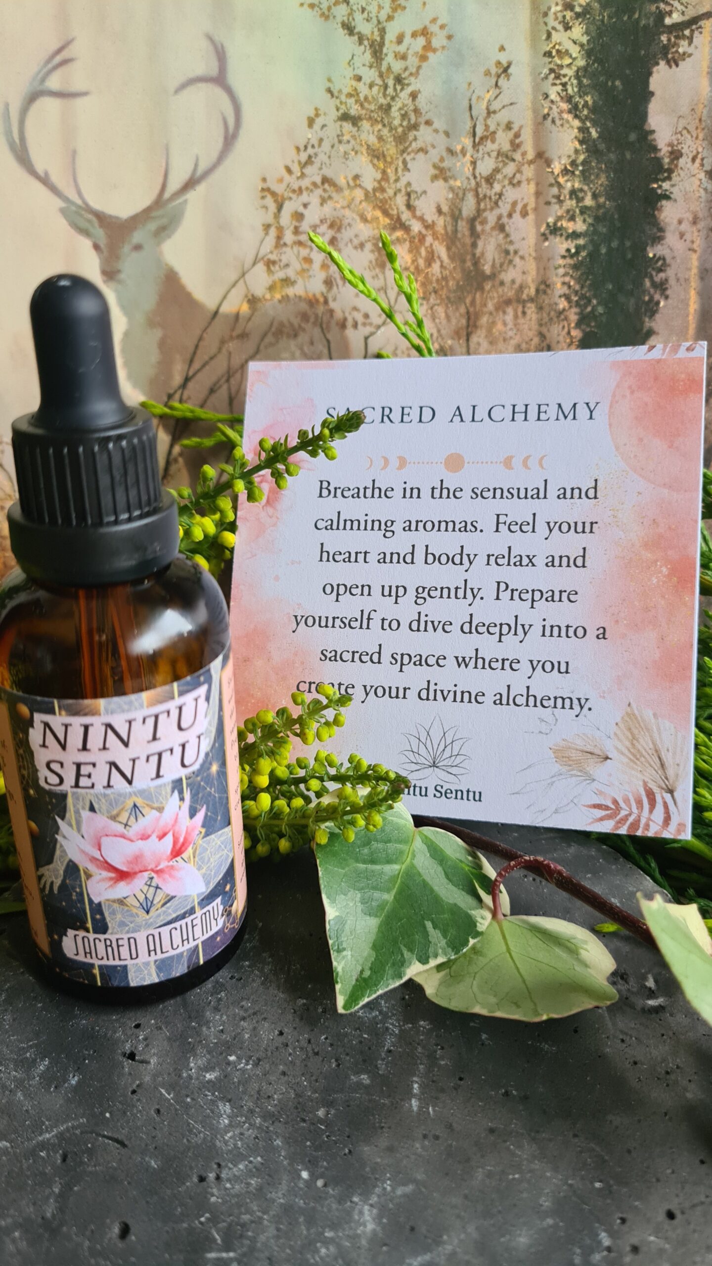 Sacred Alchemy oil blend high frequency Reiki Master sacred geometry and crystal charged 50ml - Image 2
