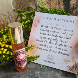 Sacred Alchemy oil blend high frequency Reiki Master sacred geometry and crystal charged
