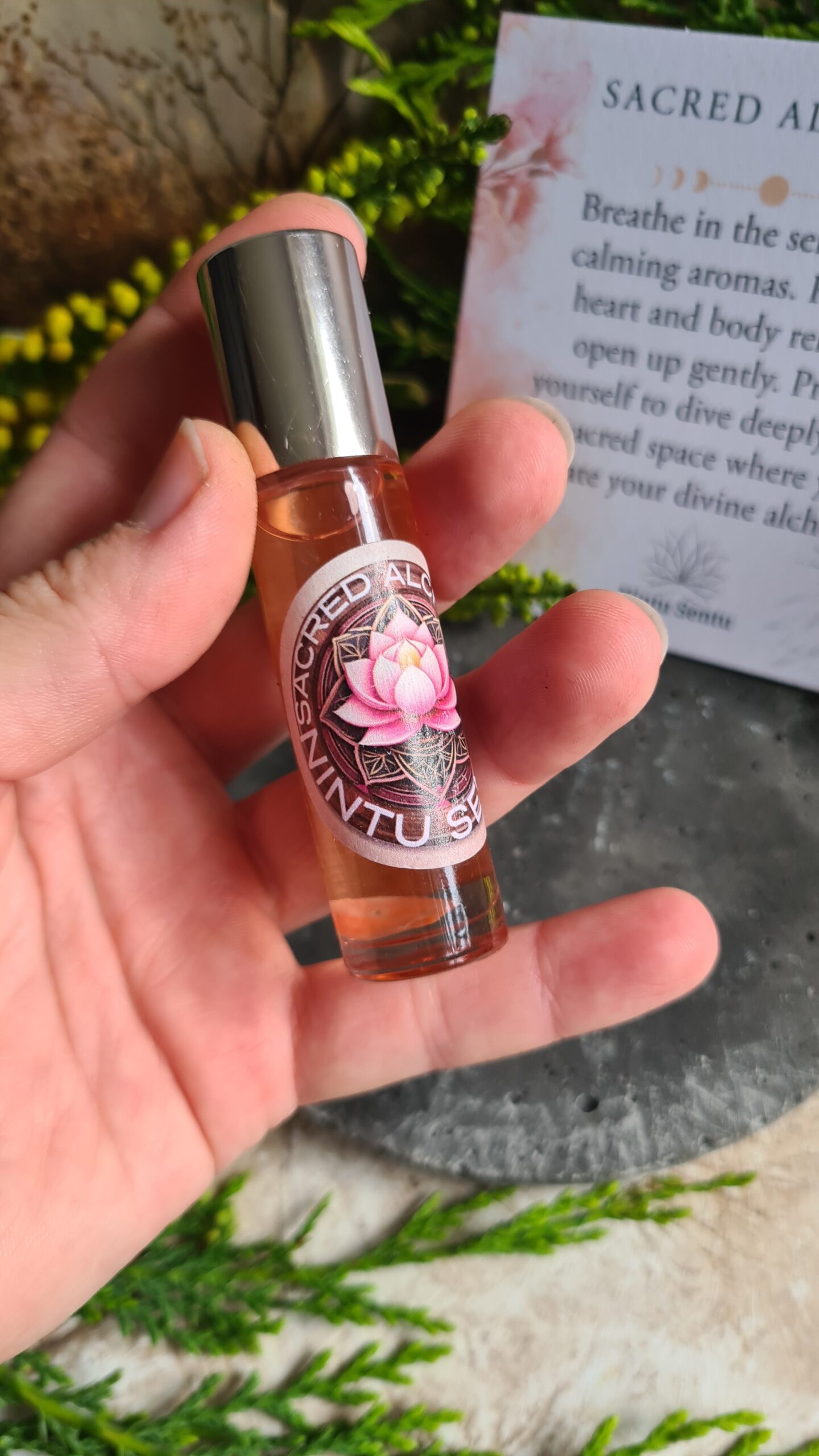 Sacred Alchemy oil blend high frequency Reiki Master sacred geometry and crystal charged - Image 3