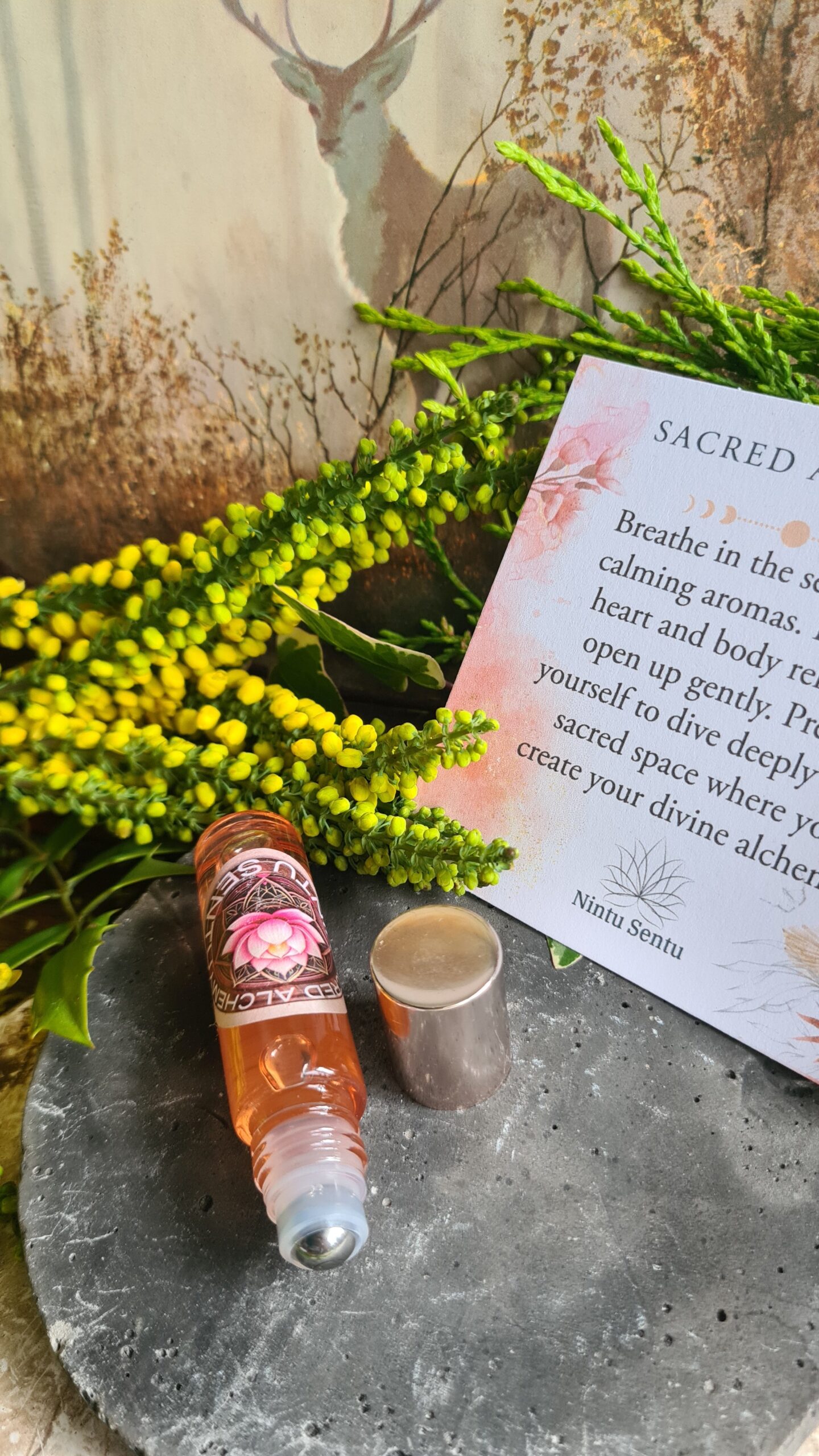 Sacred Alchemy oil blend high frequency Reiki Master sacred geometry and crystal charged - Image 2